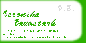 veronika baumstark business card